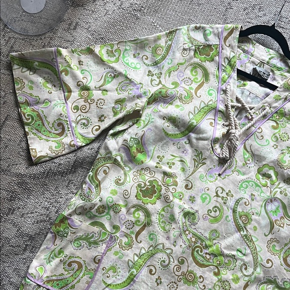 Alemais Green and Cream Paisley Dress - Picture 8 of 11
